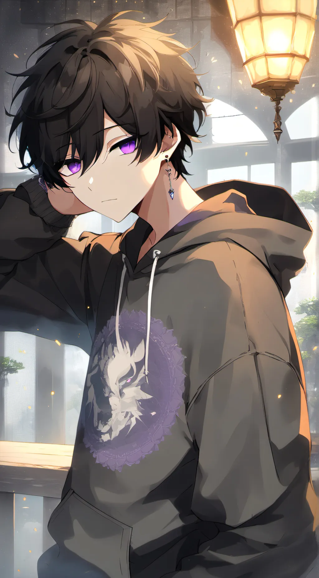 ai character: Mark. background
