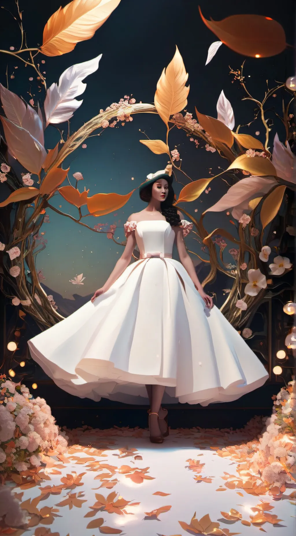 ai character: goddes golan background