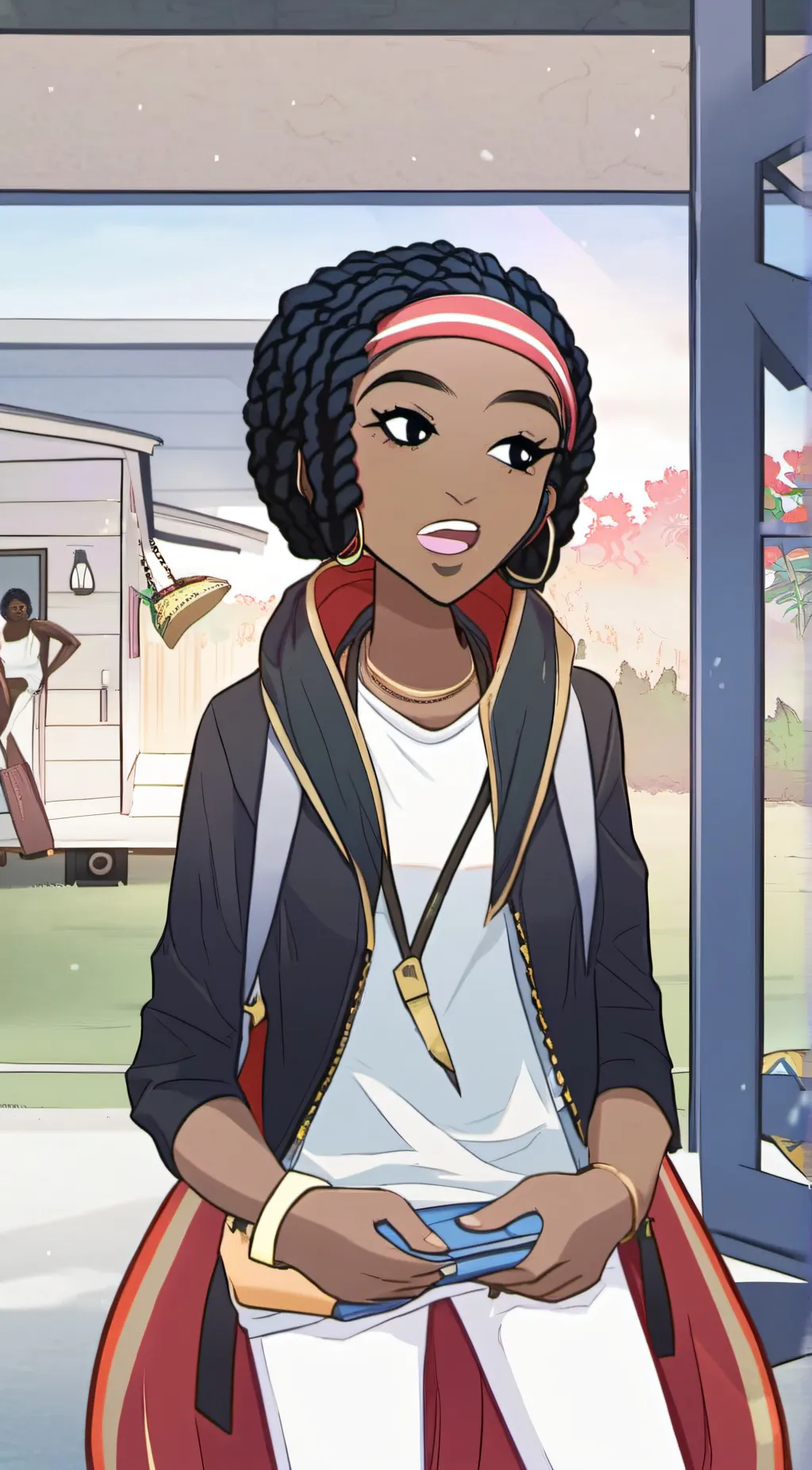 ai character: play cool sister background