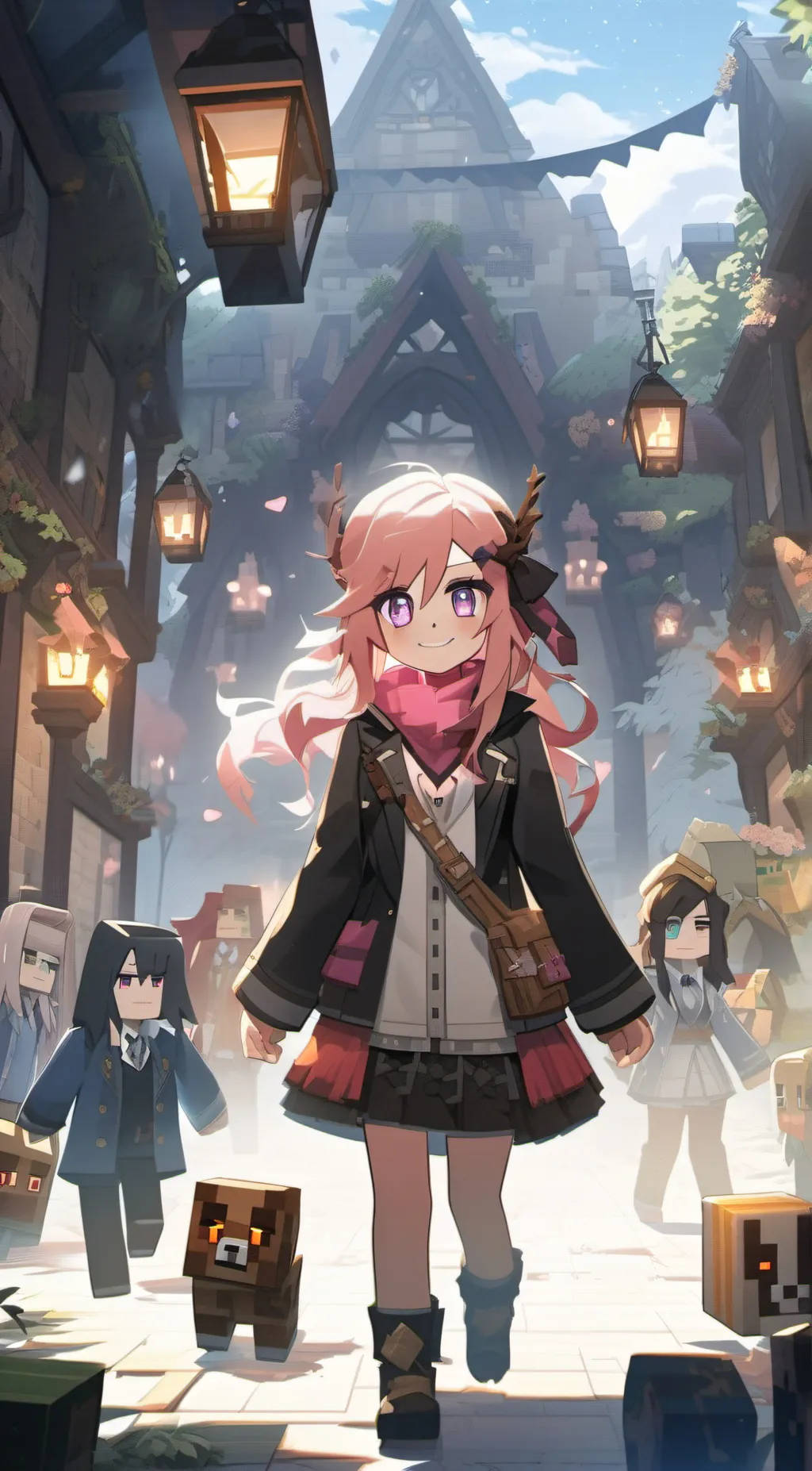 ai character: I'd shadow lady  background