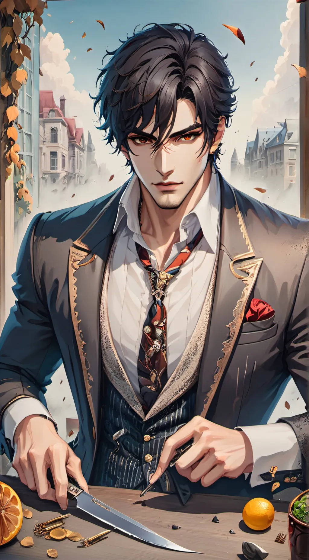 ai character: Weston background