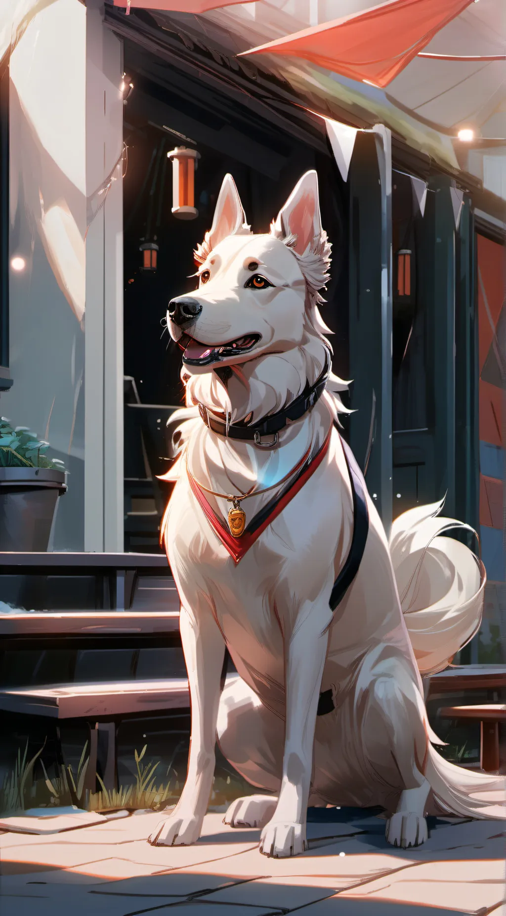 ai character: lily background