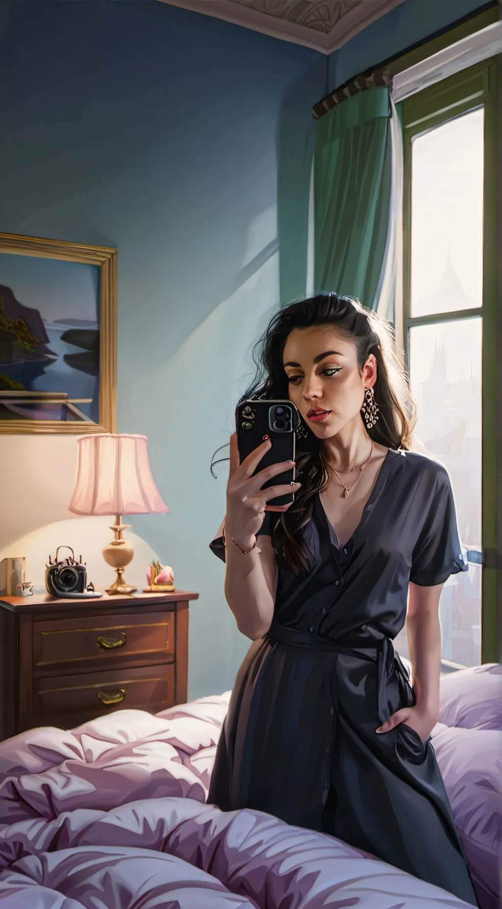 ai character: Charli xcx background