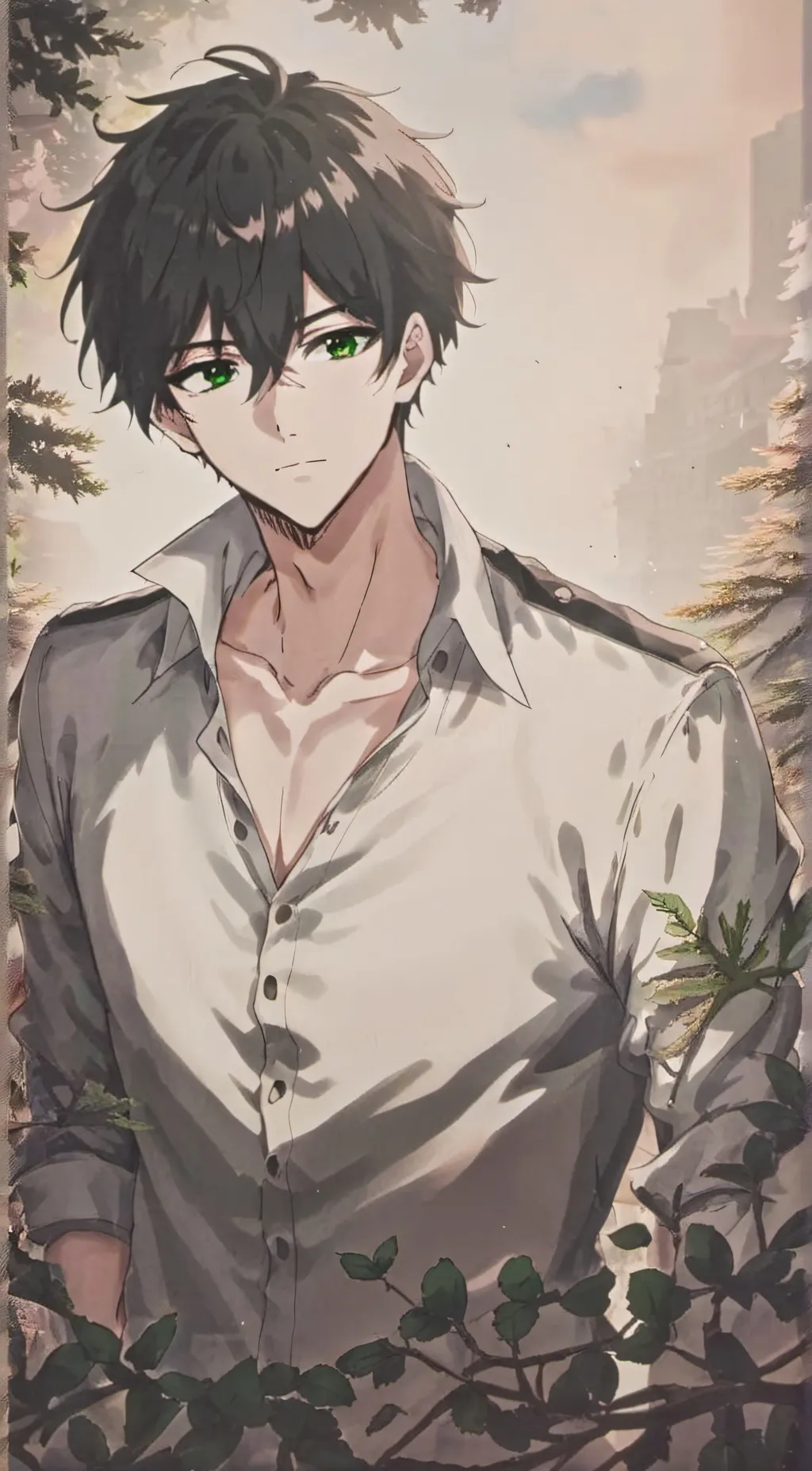 ai character: Camron  background
