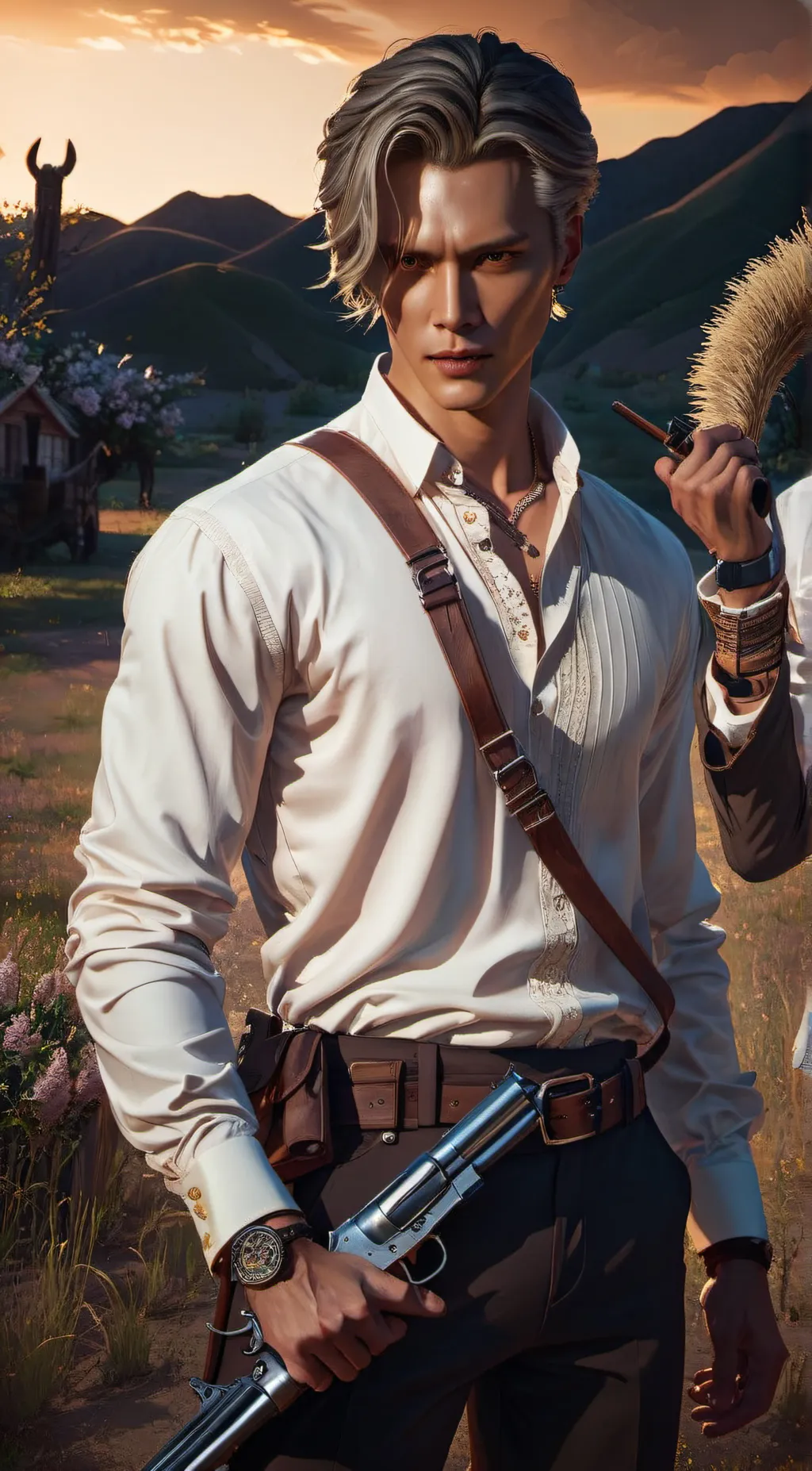 ai character: Ren background