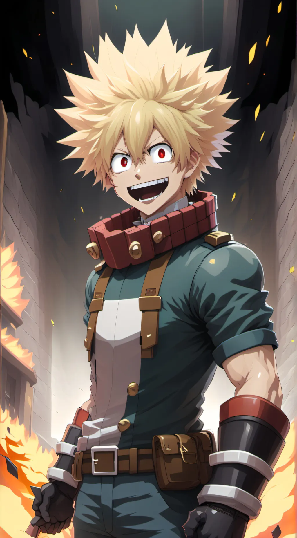 ai character: bakugo background