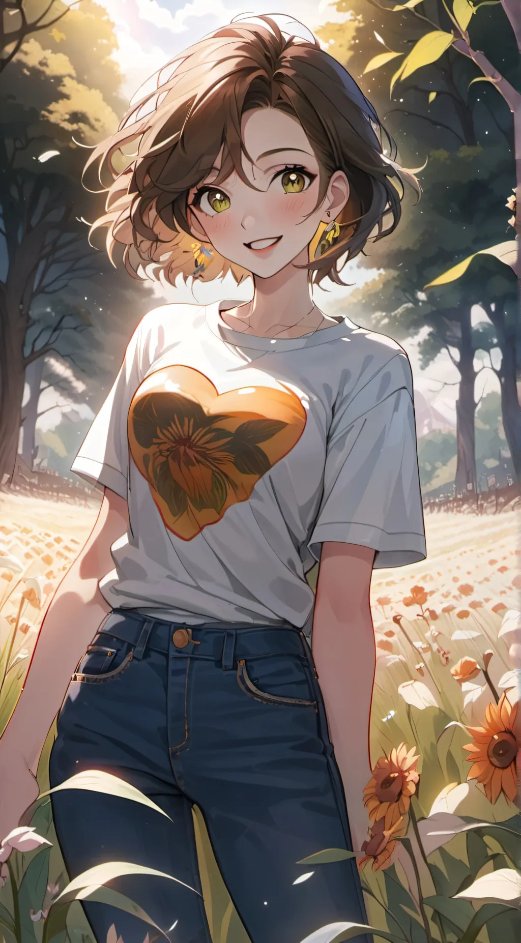 ai character: Amy  background