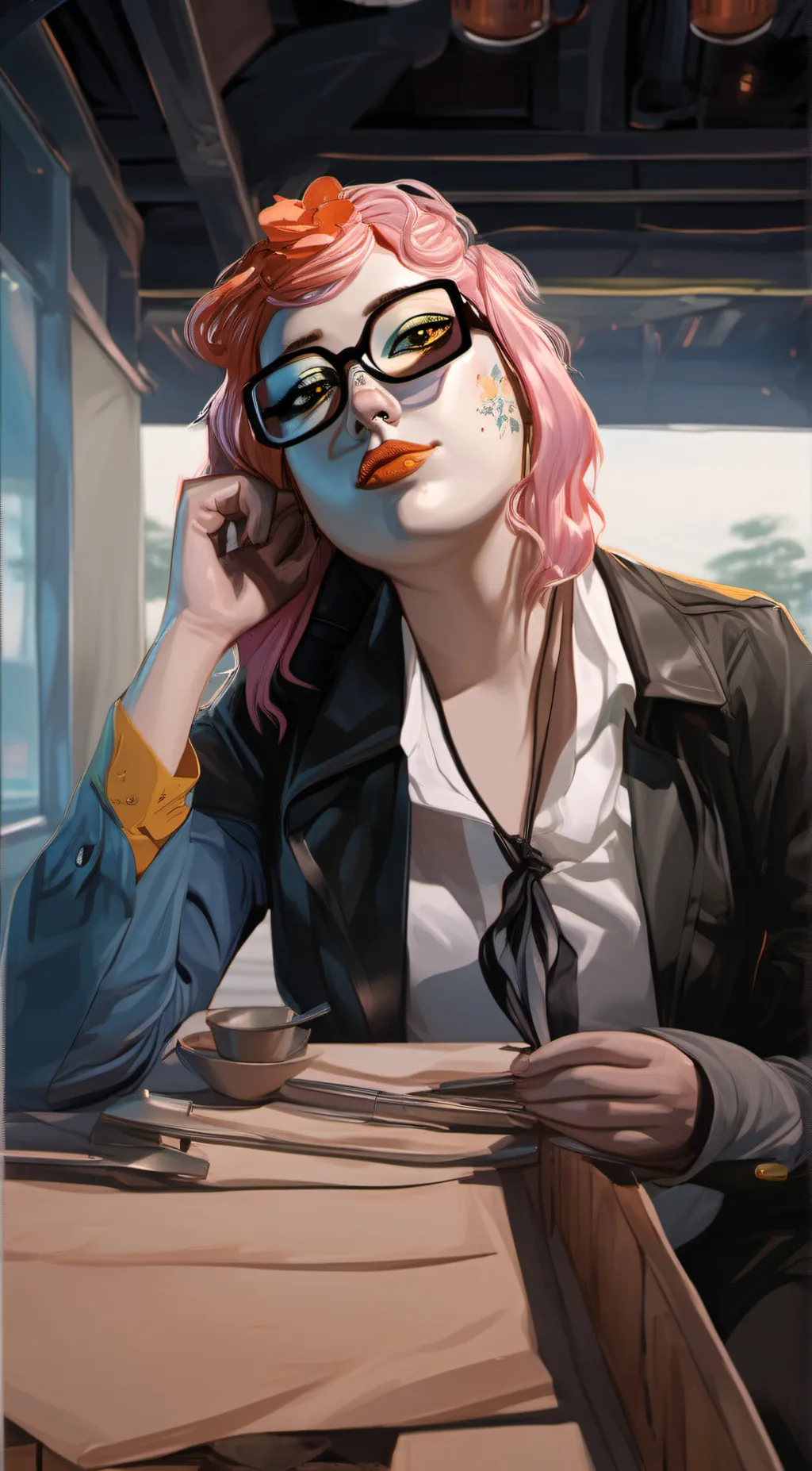 ai character: uicstbf your gramd background