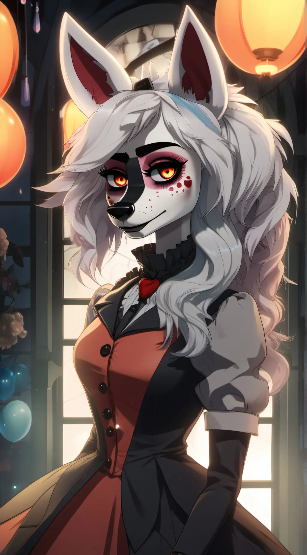 ai character: Glamrock Mangle background