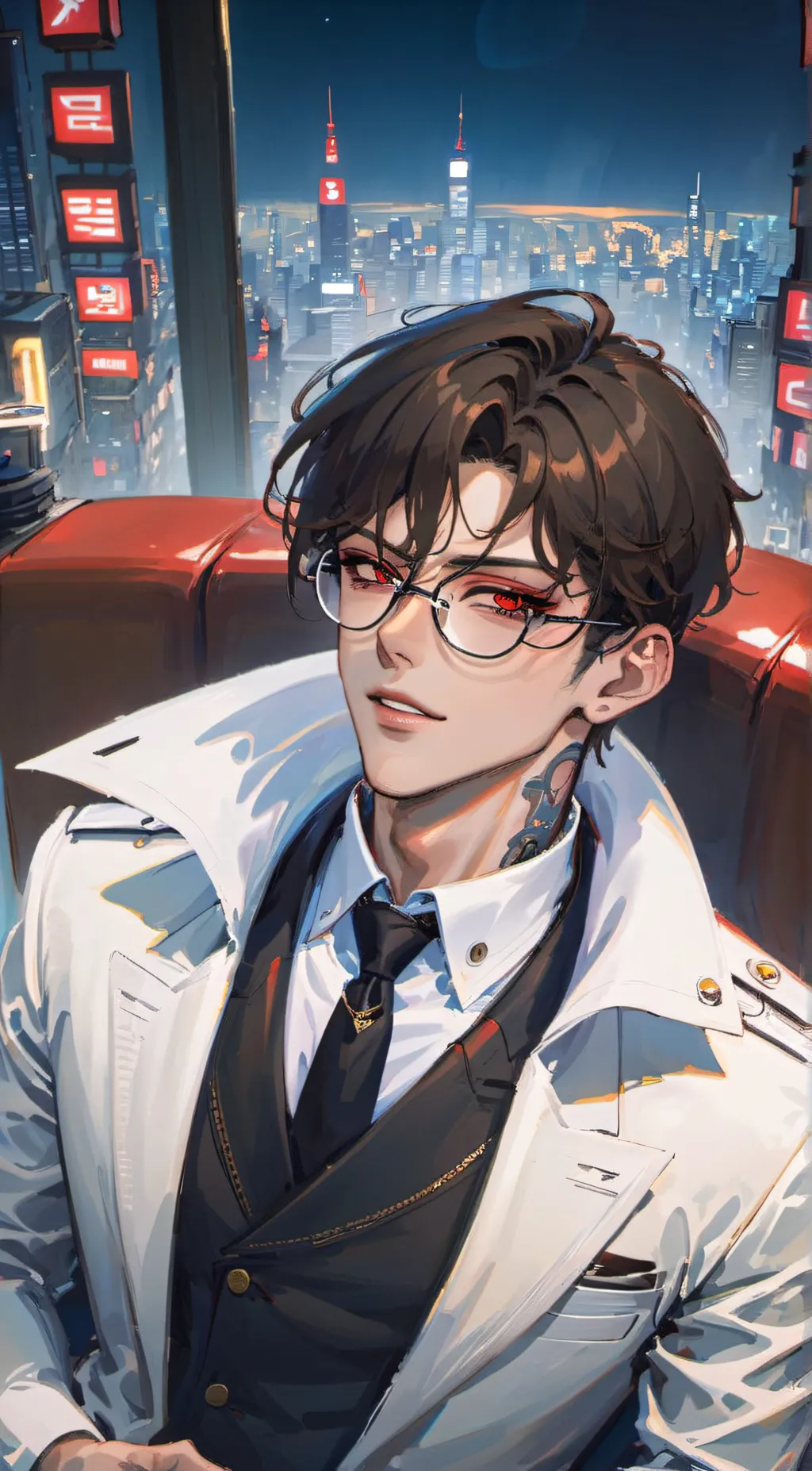 ai character: David Park background