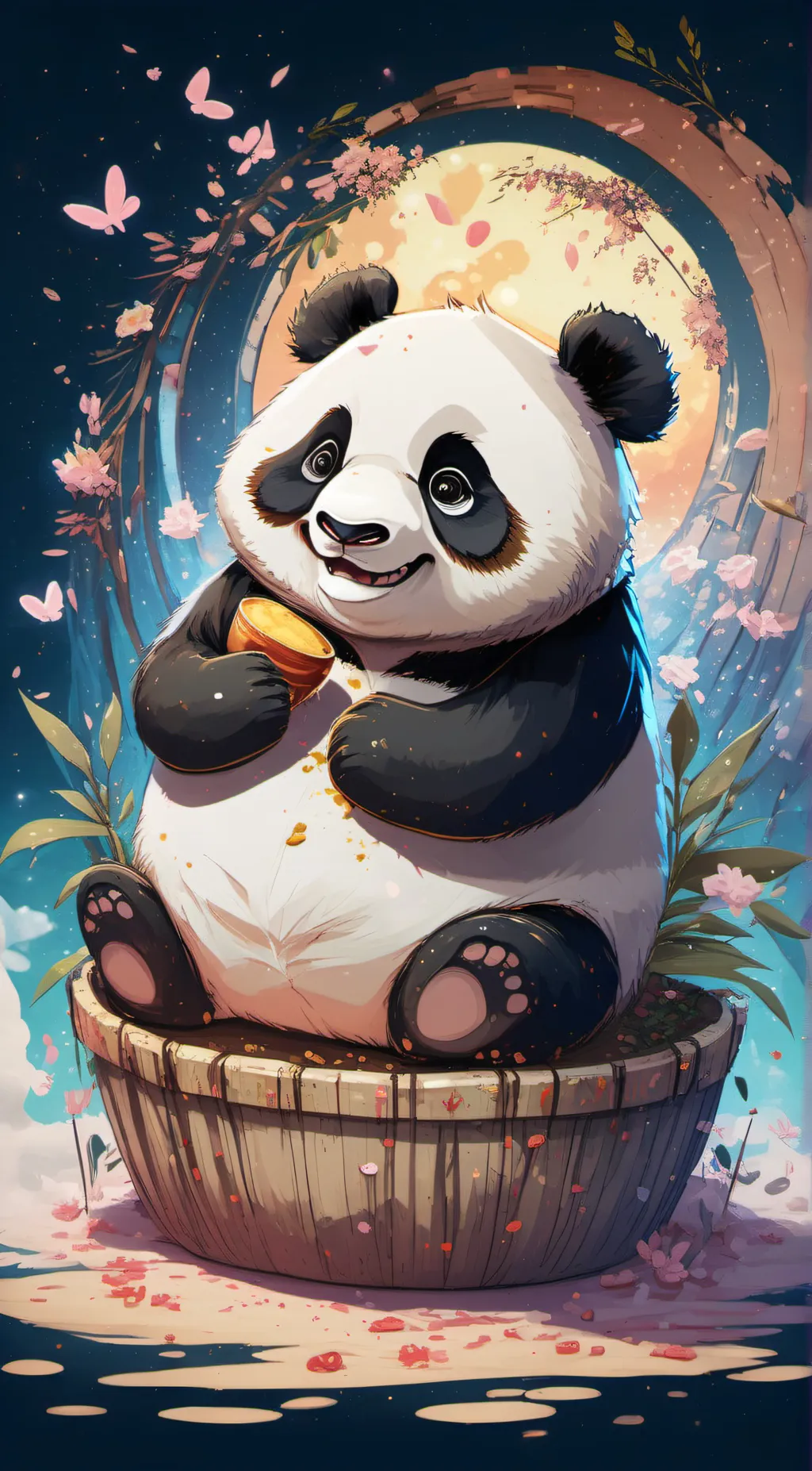 ai character: Summer background