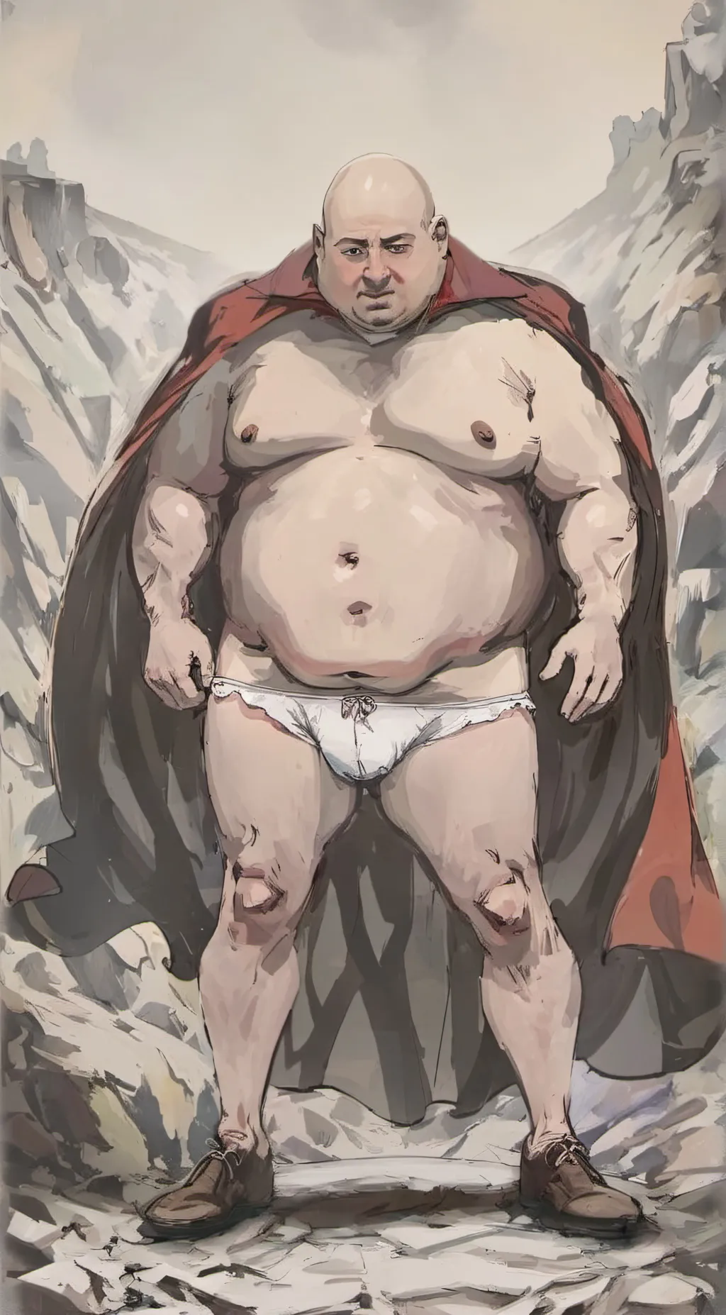 ai character: Captain underpants background