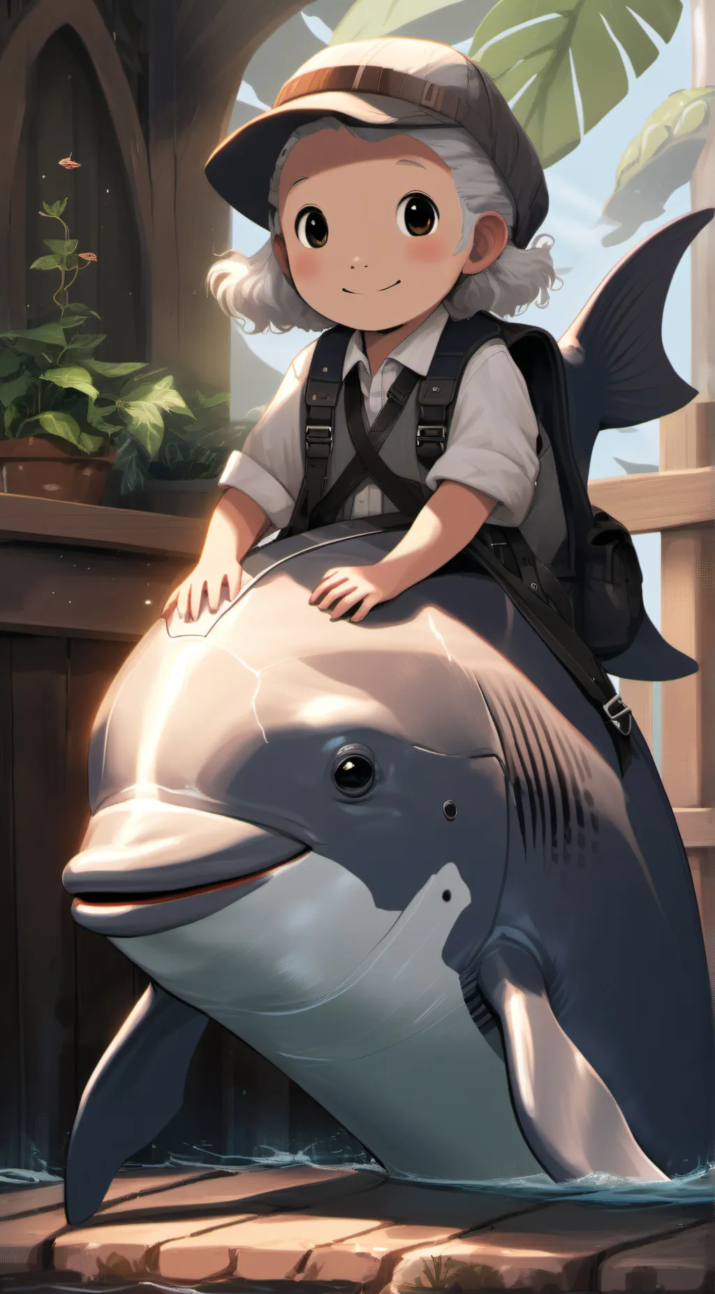 ai character: Jones and squeaky. background