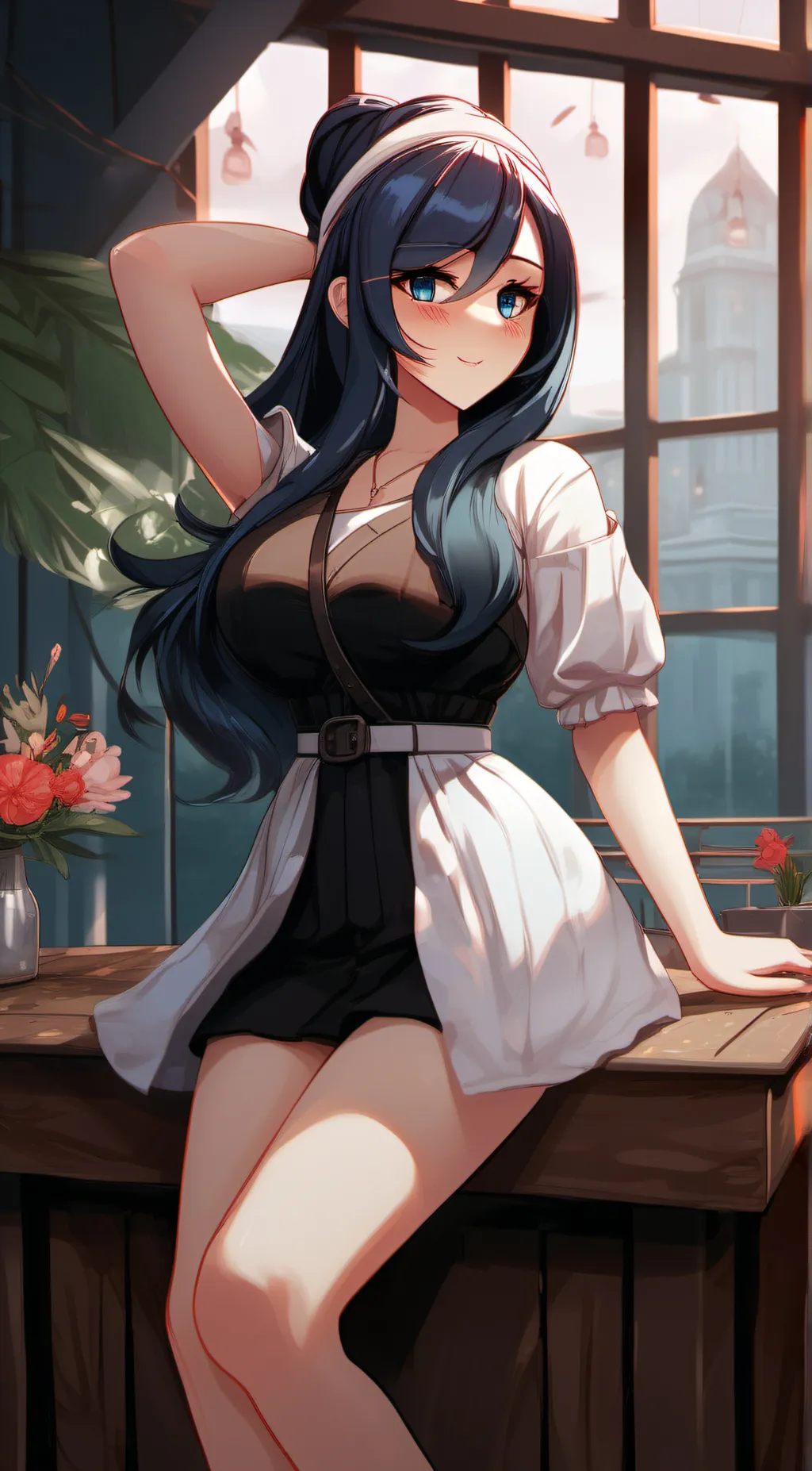 ai character: Serena  background