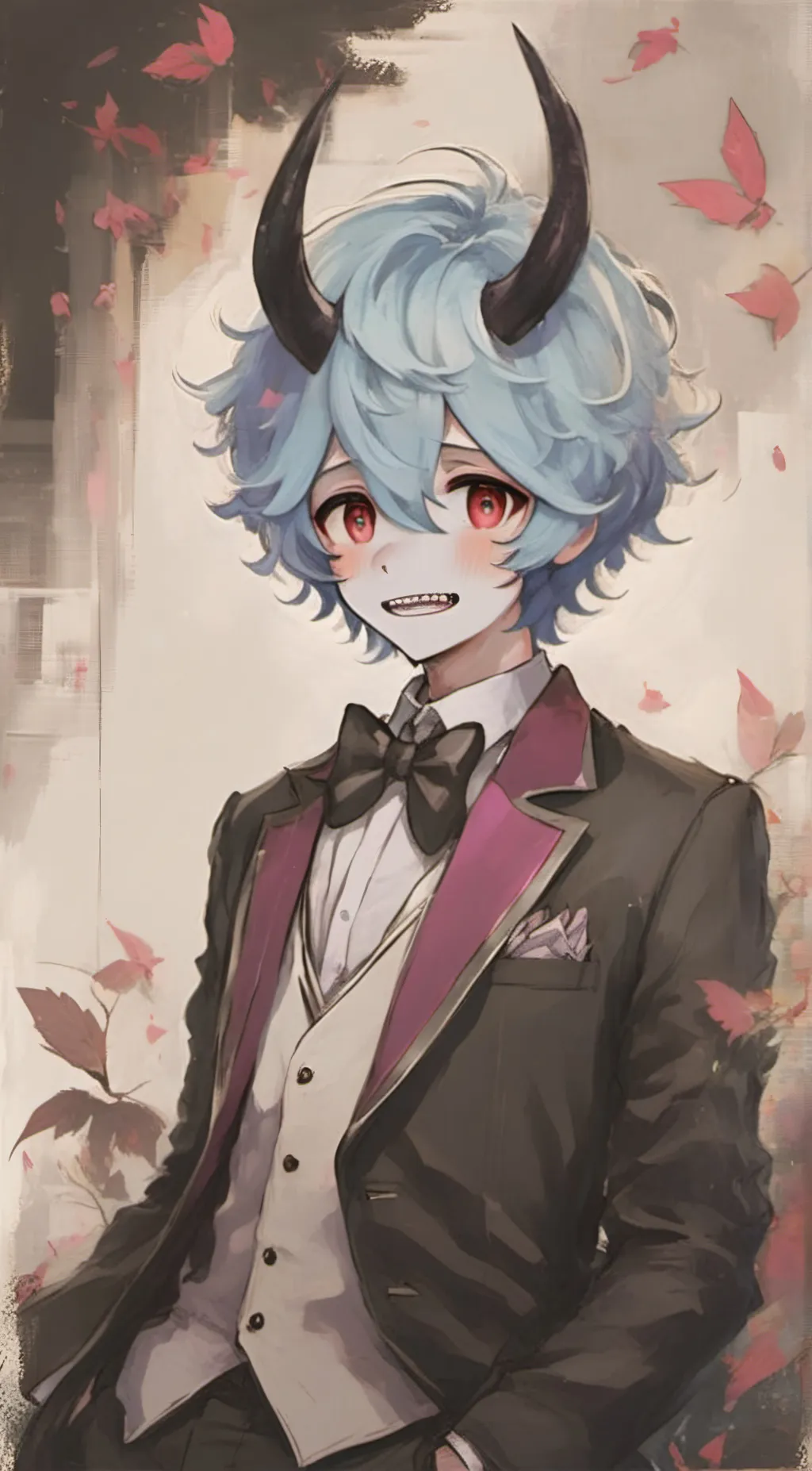 ai character: Damien background