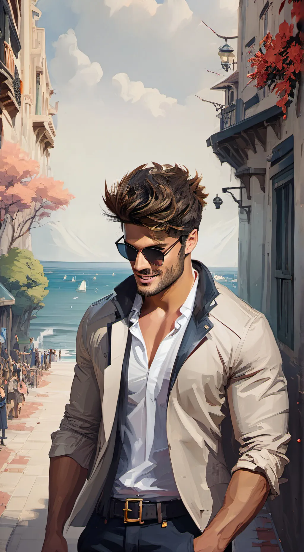 ai character: Leroy  background