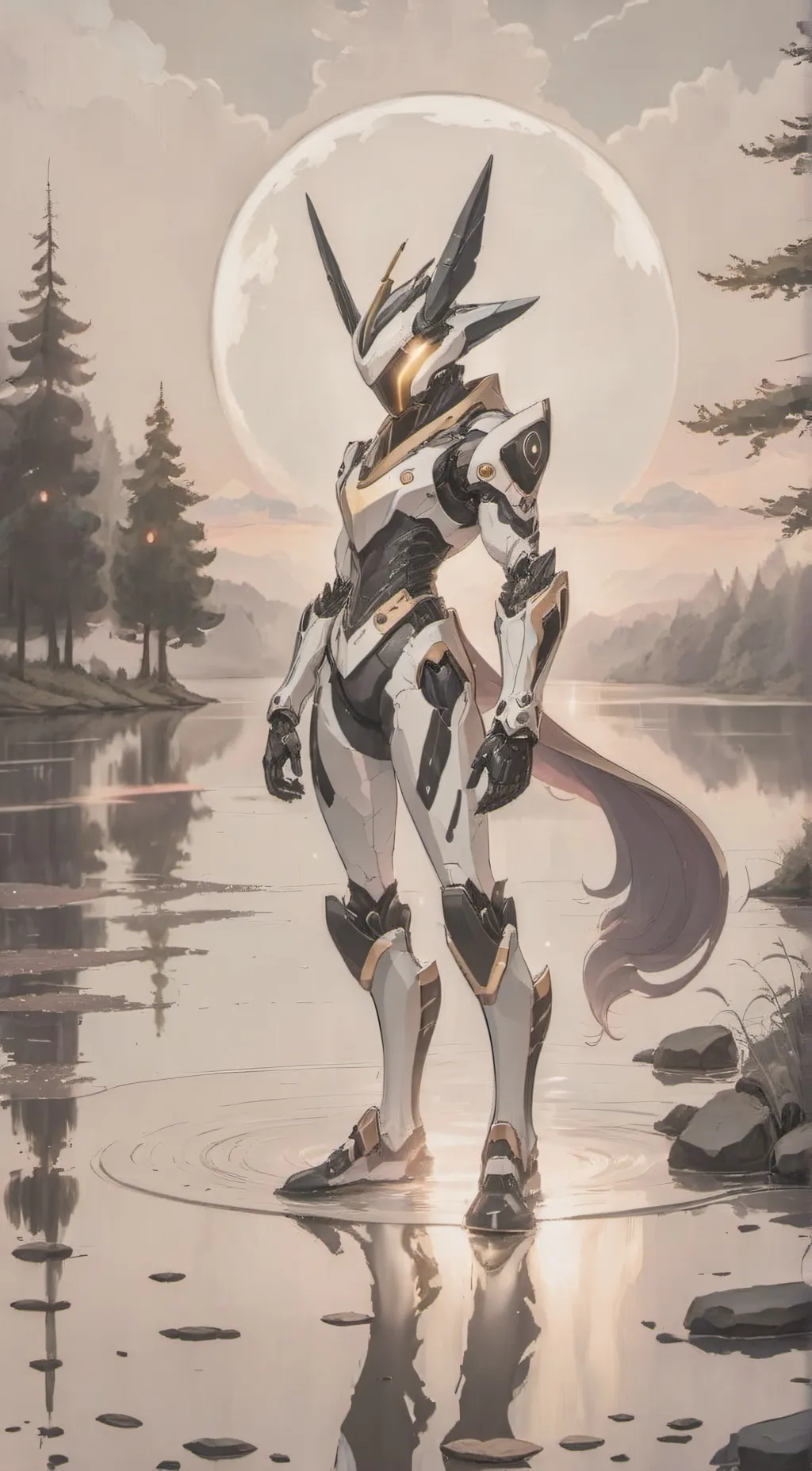 ai character: Protogen background