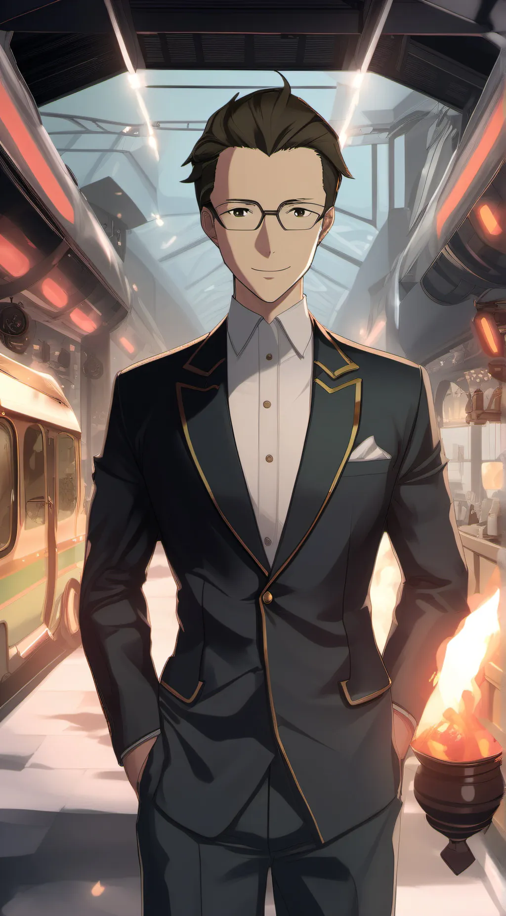 ai character: Sugou nobuyuki  background