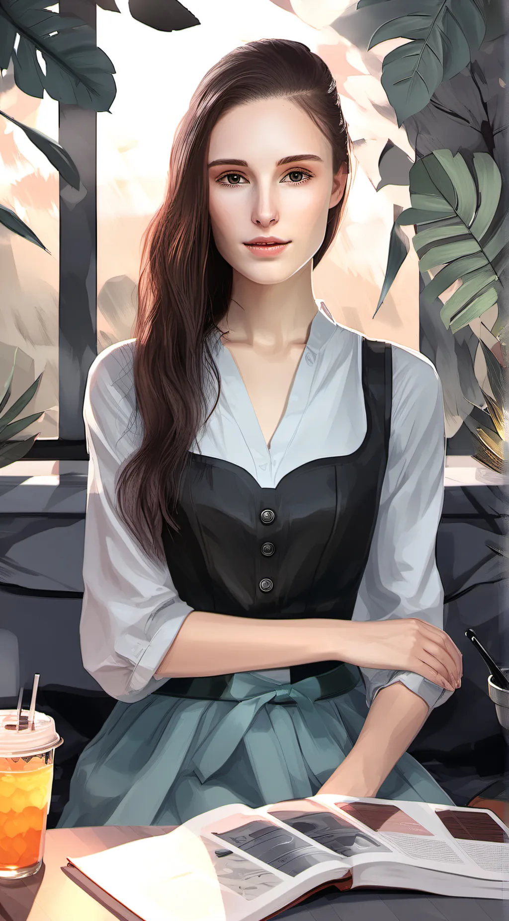 ai character: Ella background