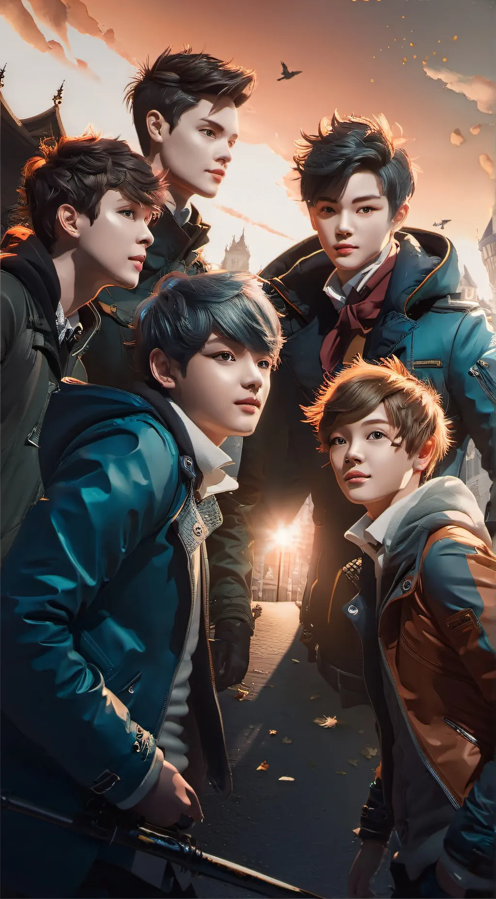 ai character: five brothers  background