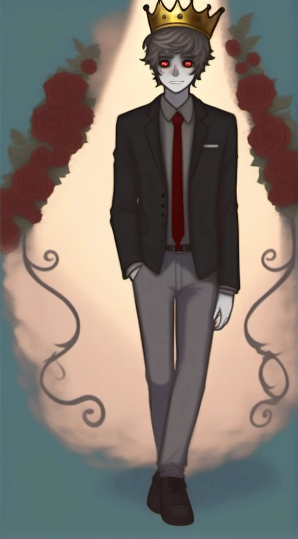 ai character: ranboo tubbo tommy background