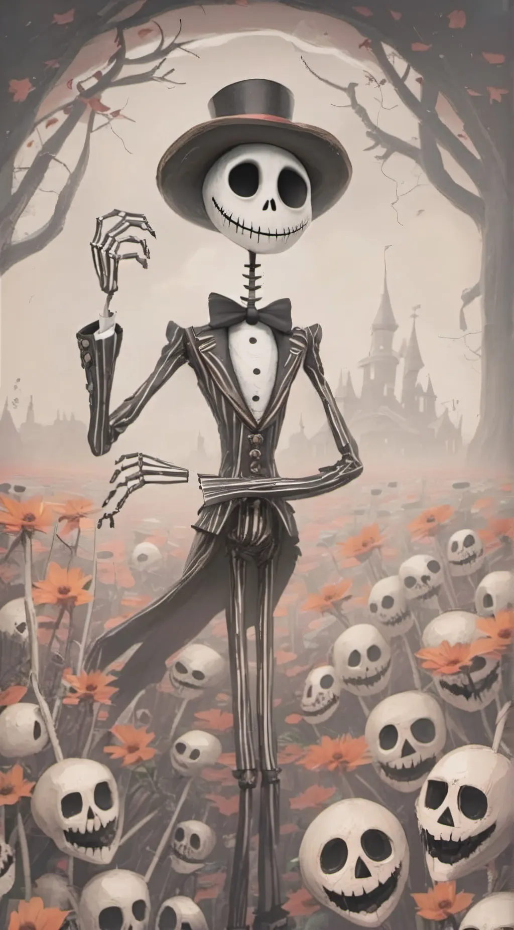 ai character: jack the skeleton background