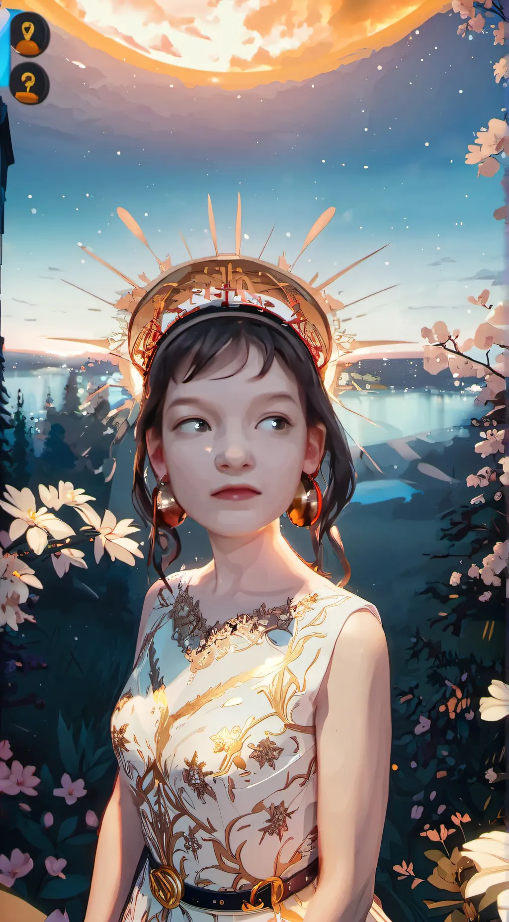 ai character: queen bella background