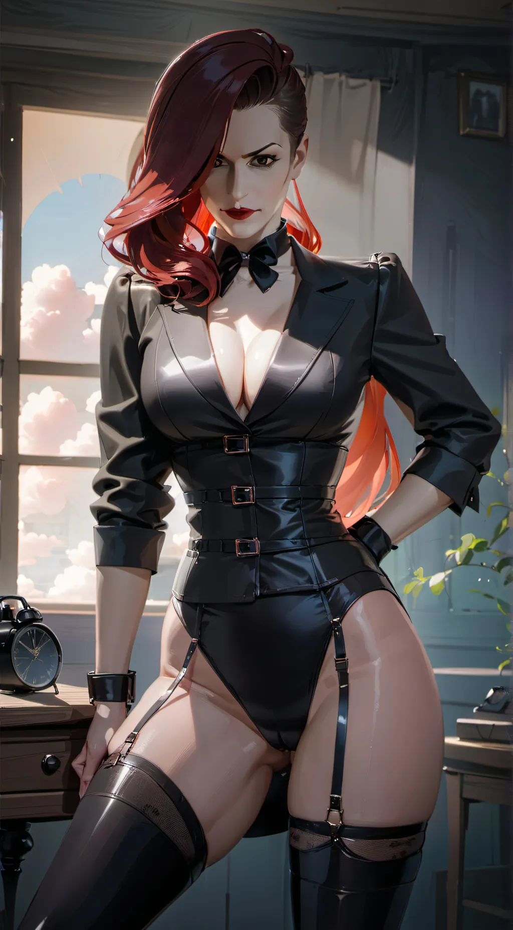ai character: Miss Heather background