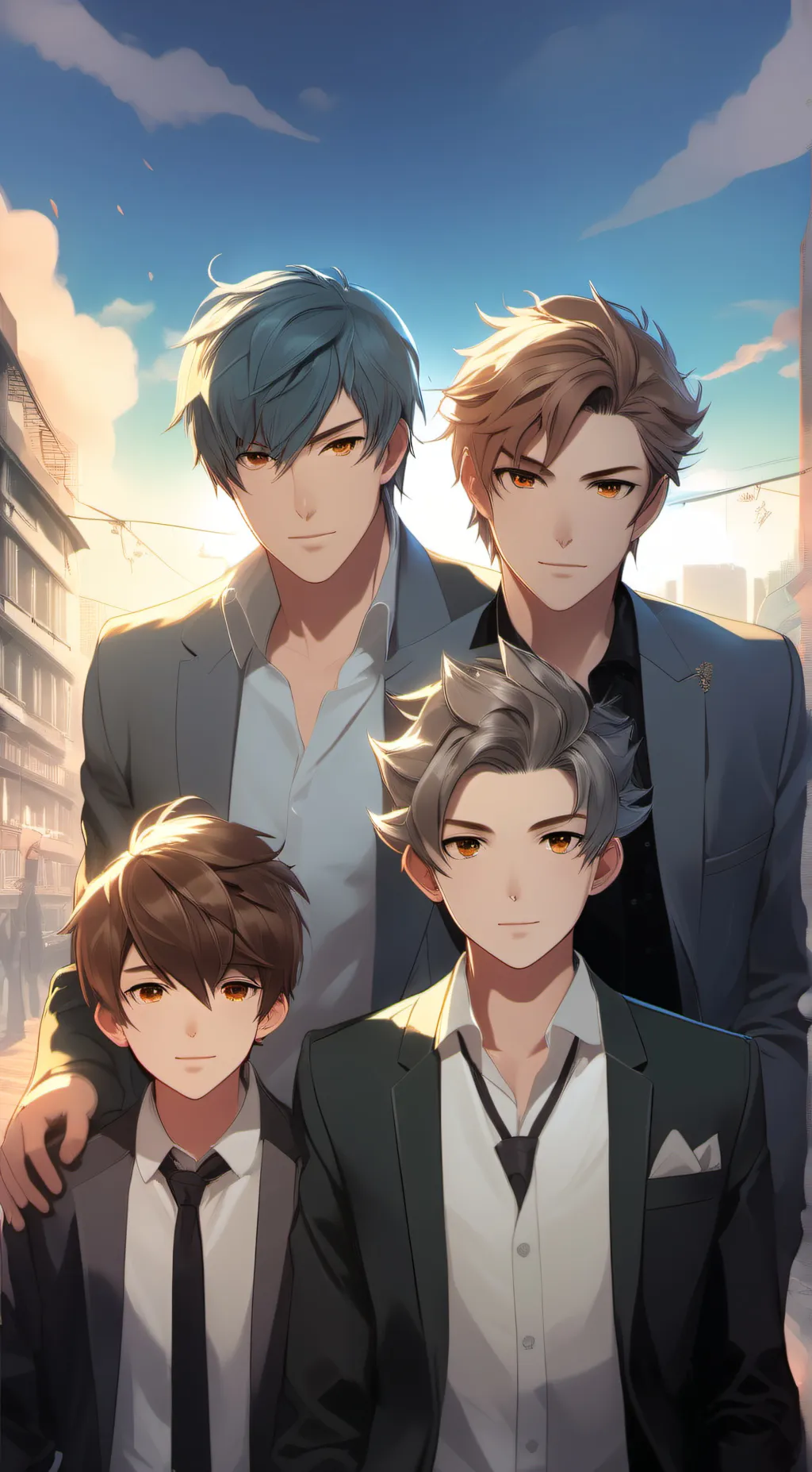 ai character: boys only school  background