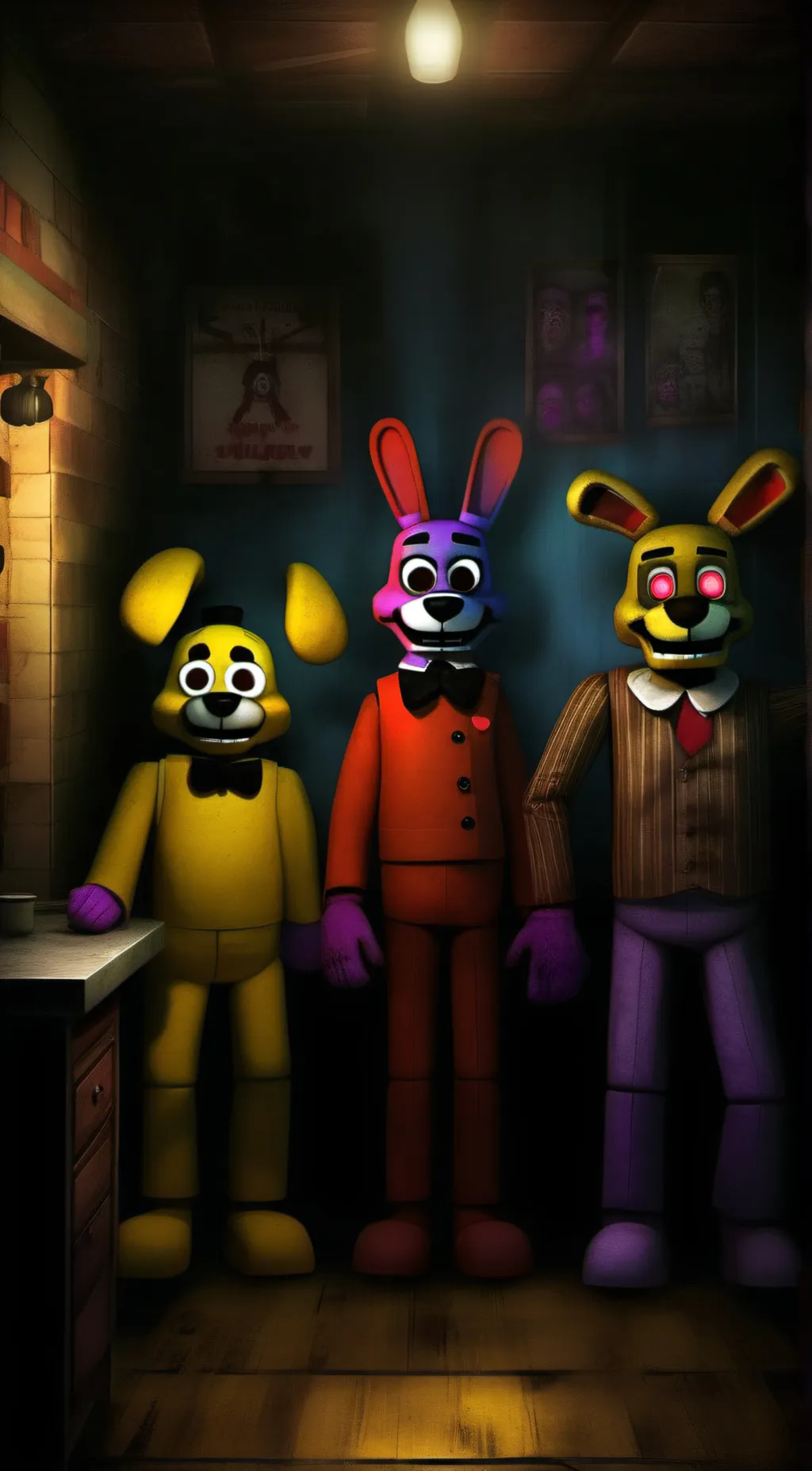 ai character: fnaf moive (kinda) background