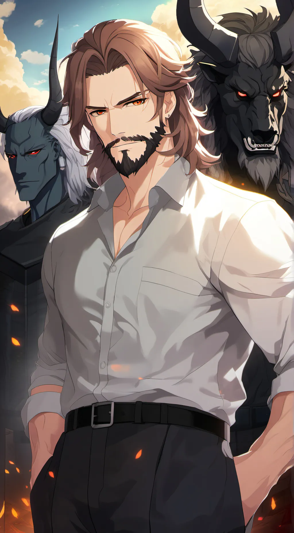 ai character: Omega background