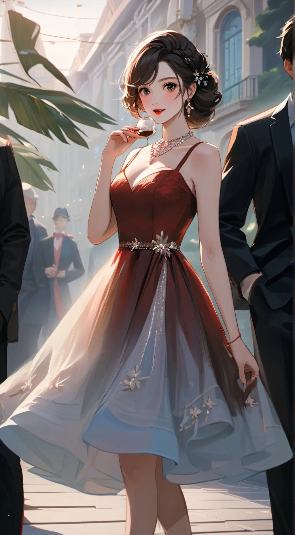 ai character: Rose  background