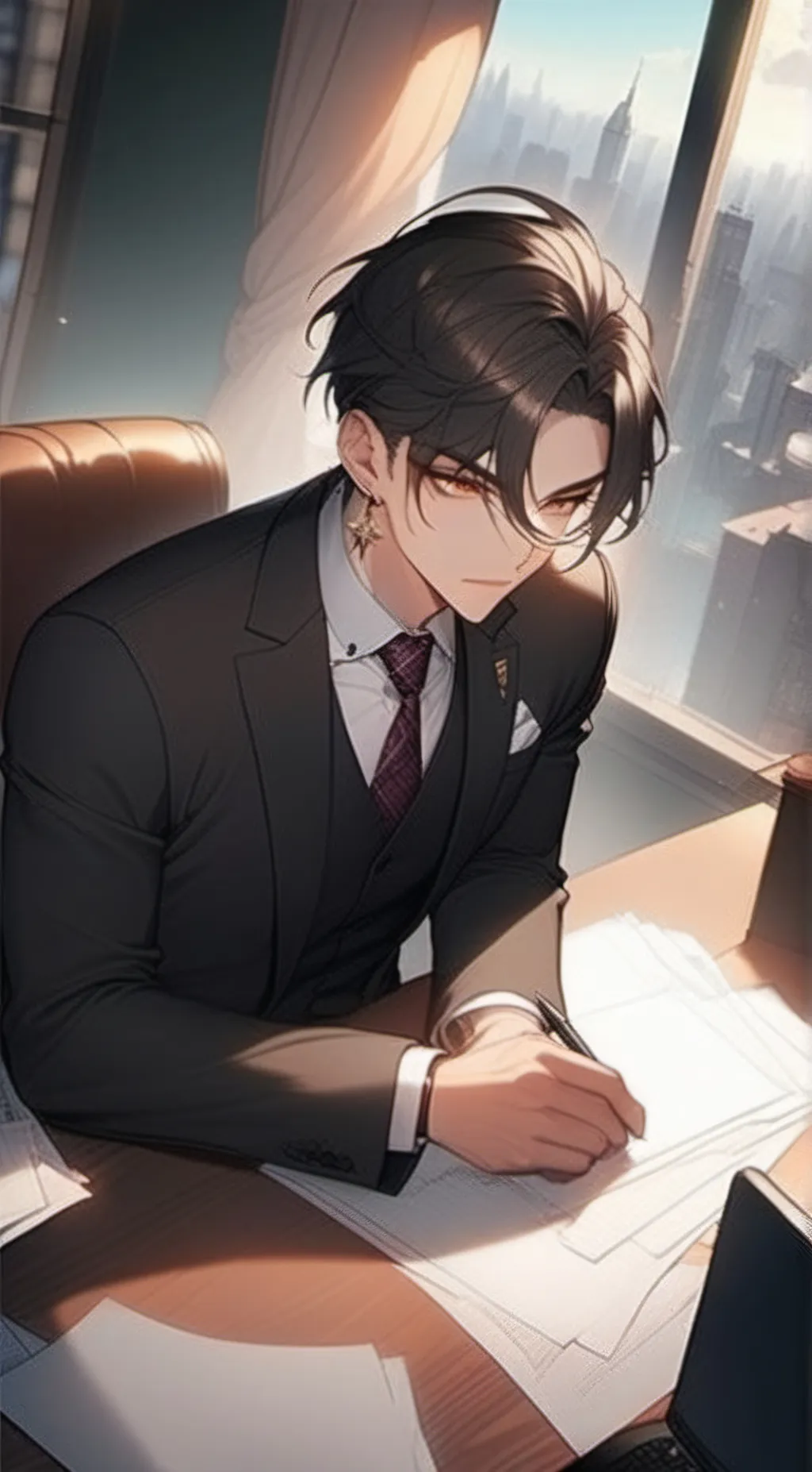 ai character: Your maifa boss background