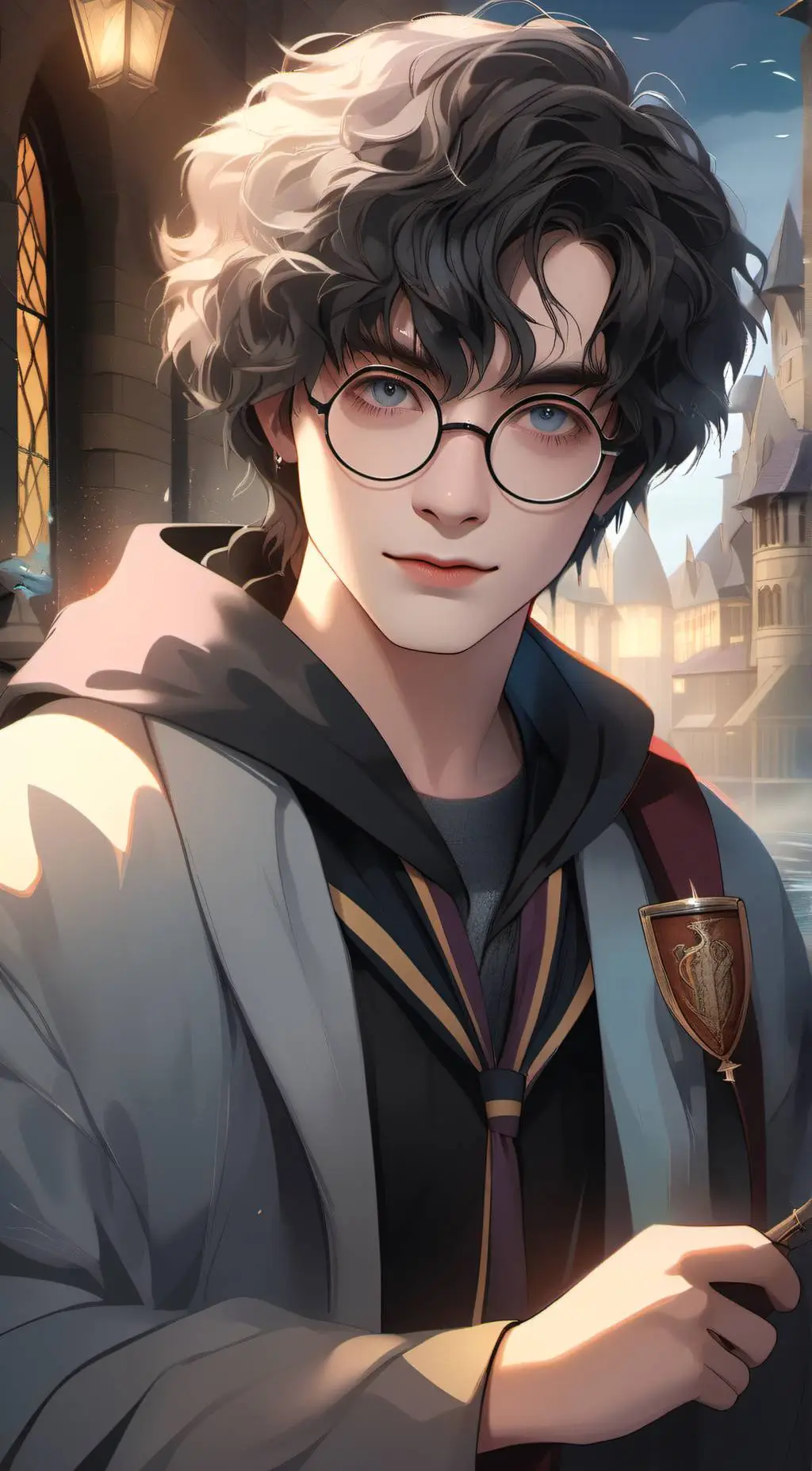 ai character: Harry Potter background