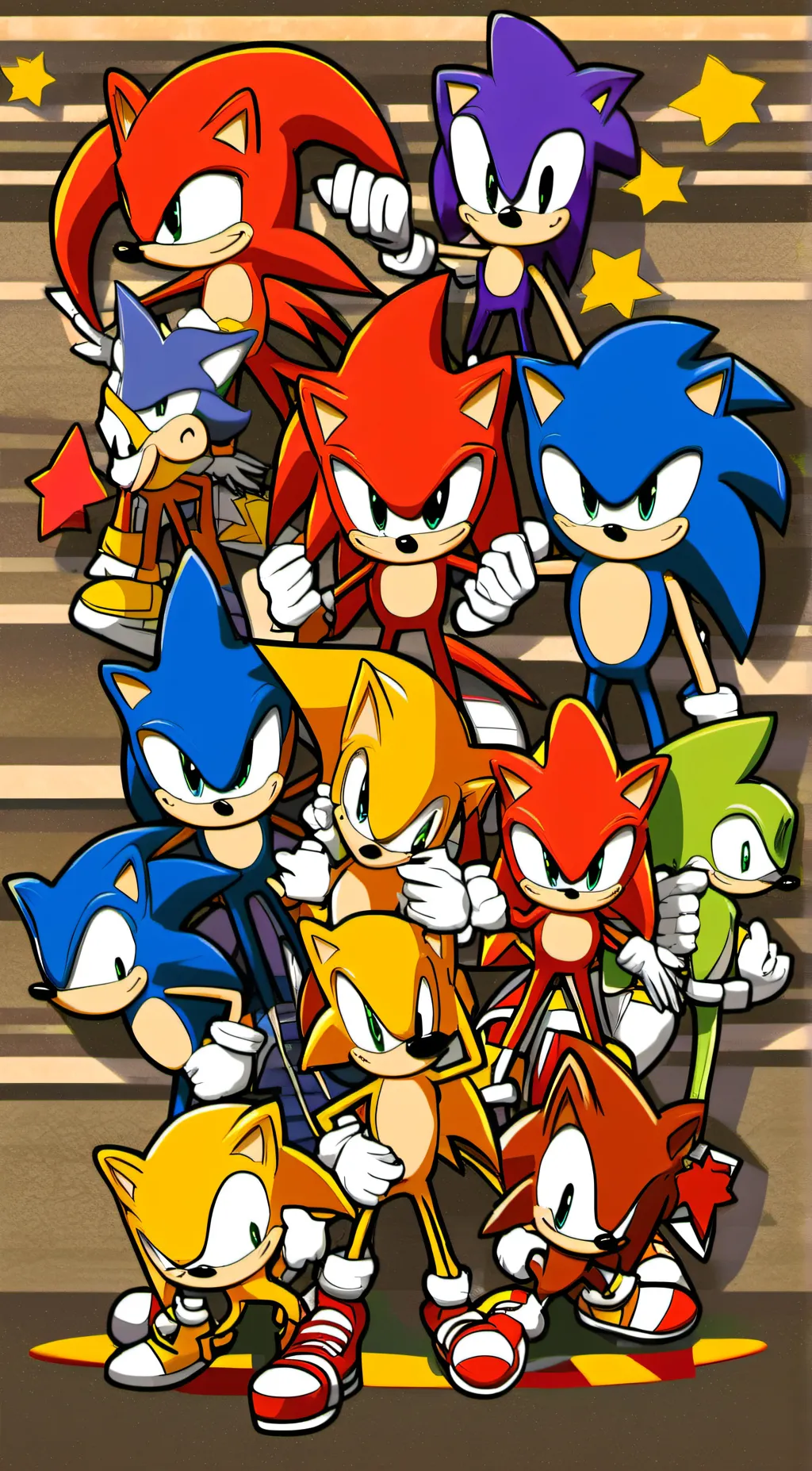 ai character: sonic superstars background