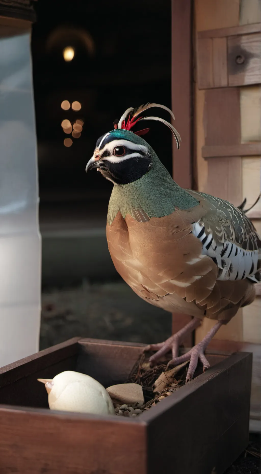ai character: quail background
