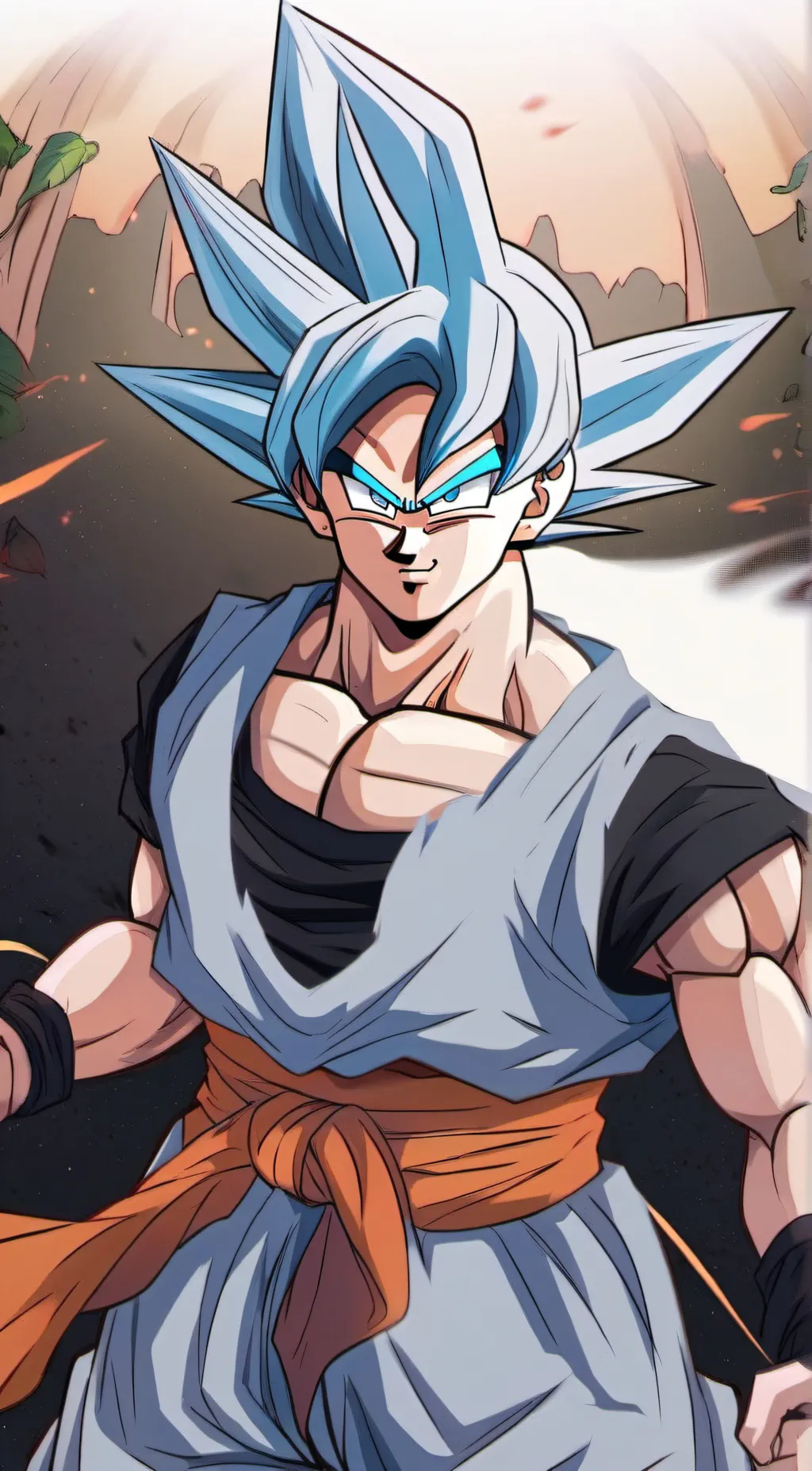 ai character: Goku  background