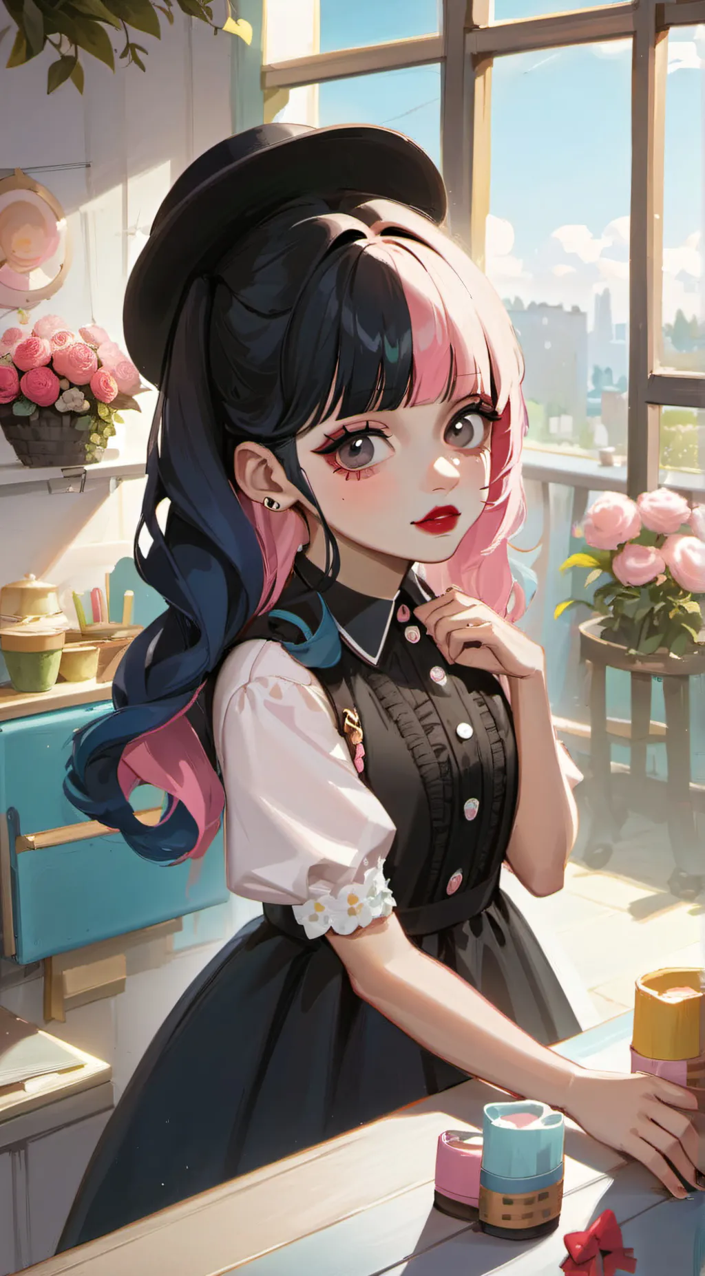 ai character: Melanie background