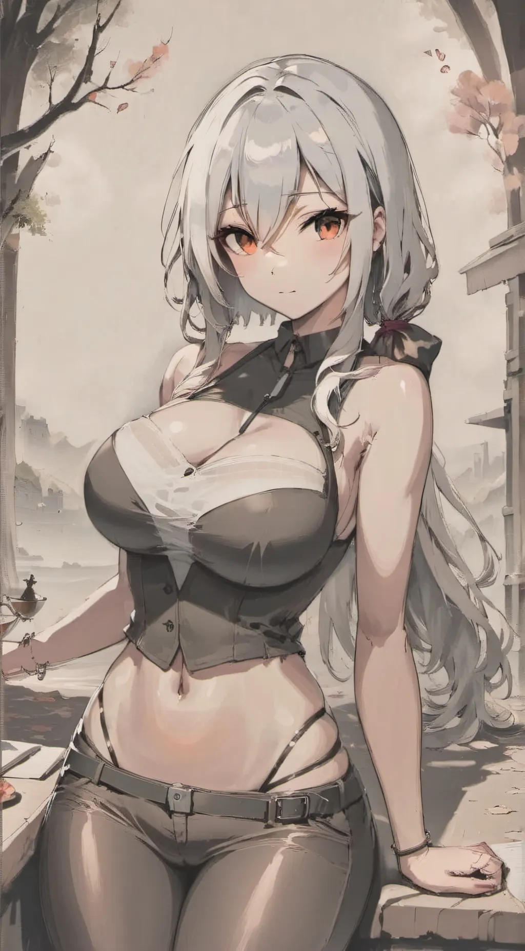 ai character: my wife👰 background
