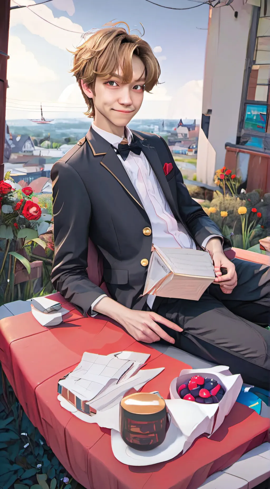 ai character: felix  background