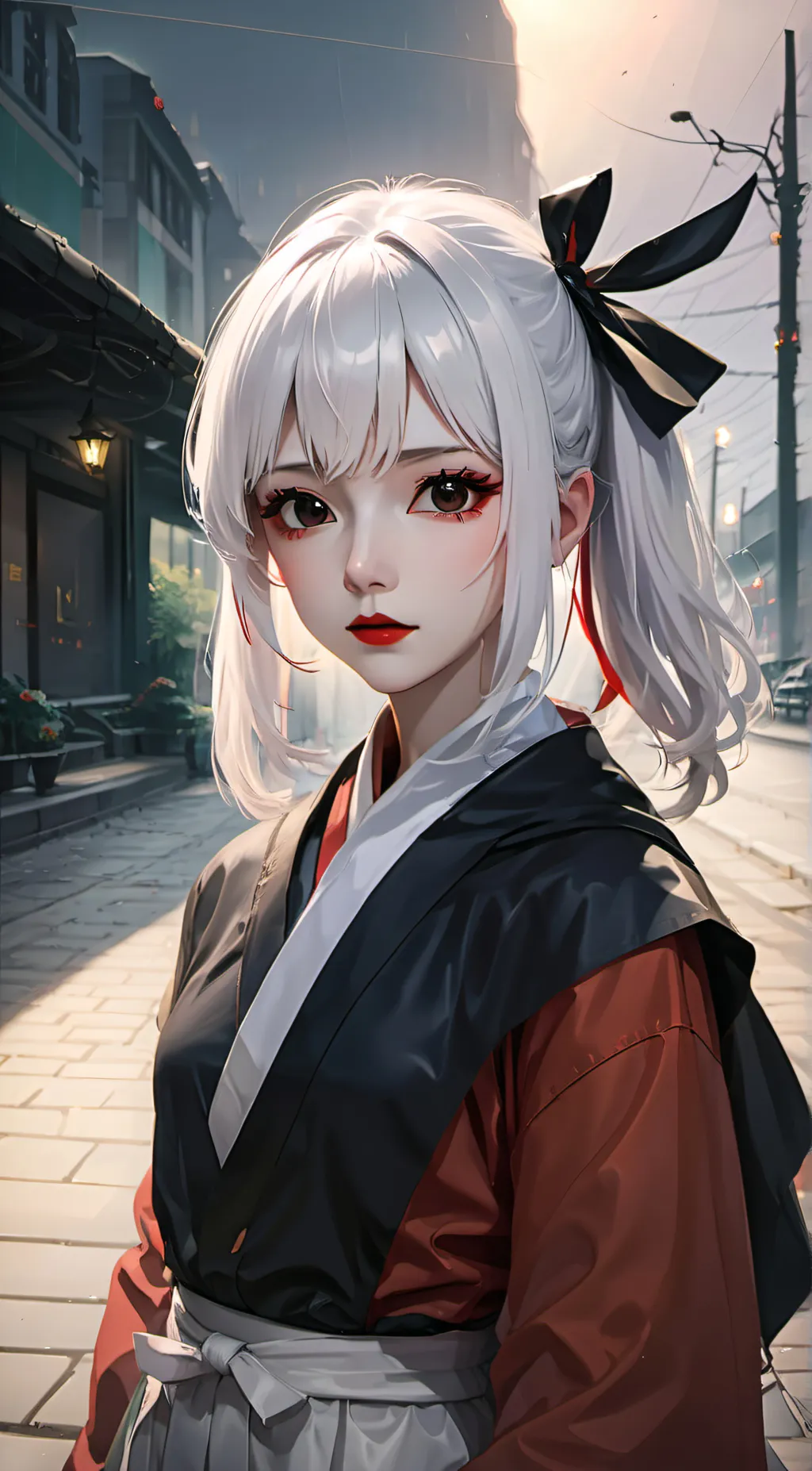 ai character: Ribbons 🎀  background
