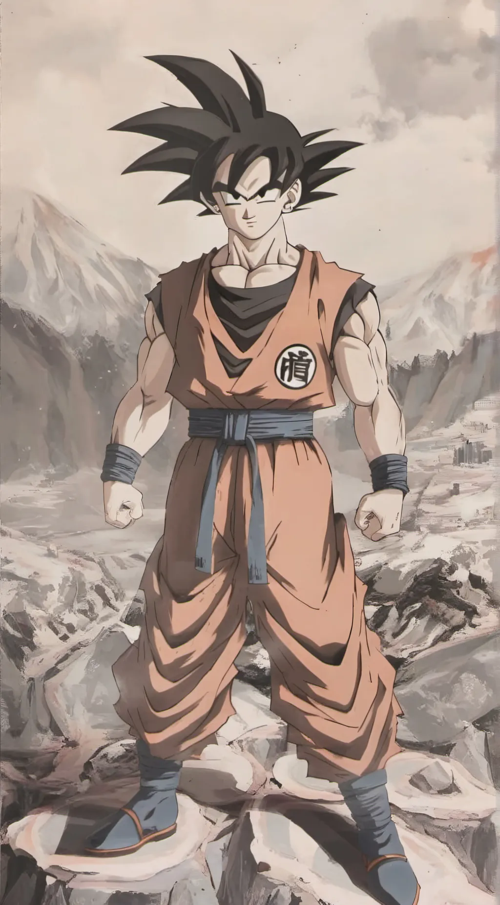 ai character: goku background