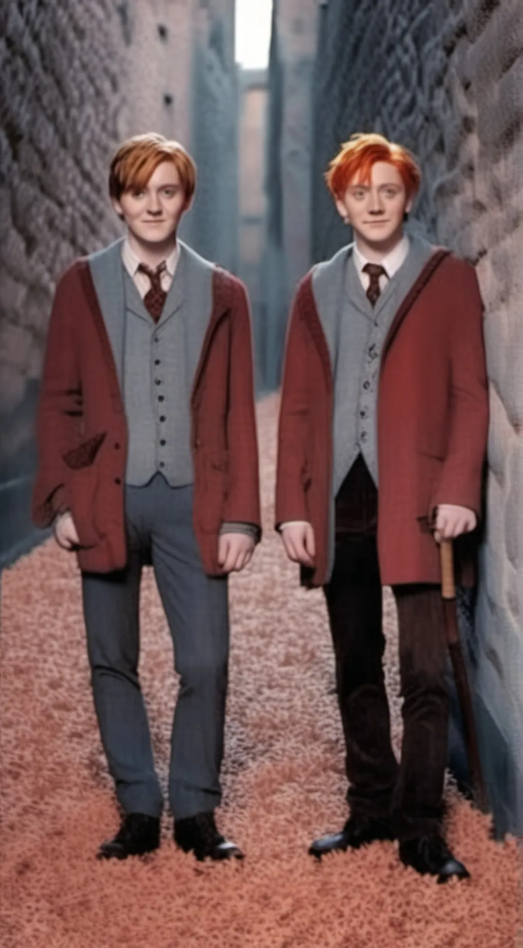 ai character: Fred and George background