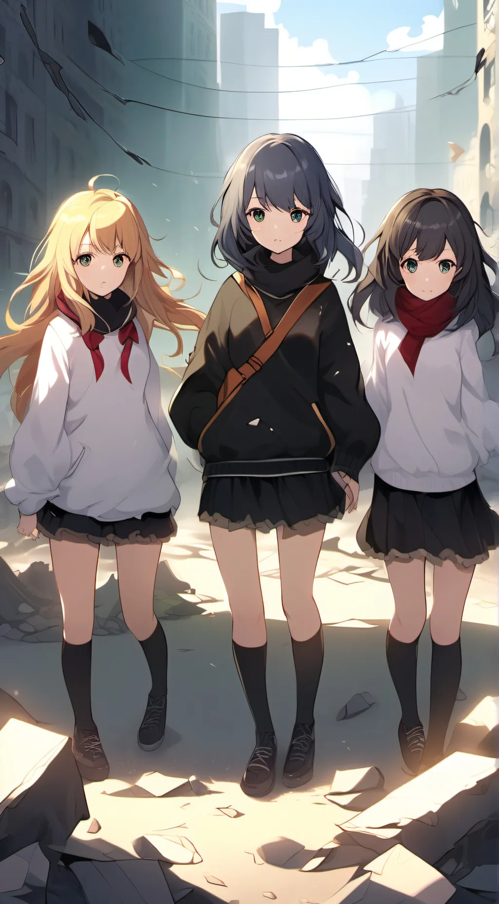 ai character: Finale girls3 background