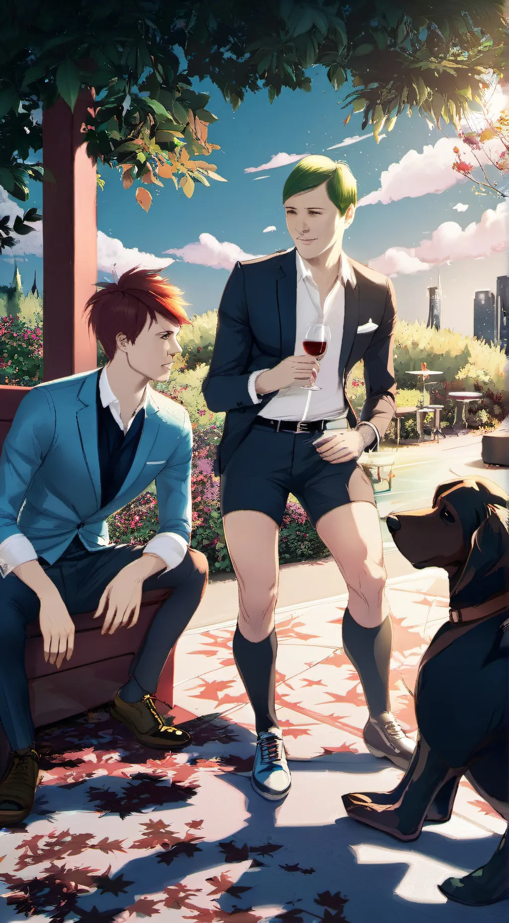 ai character: noah background