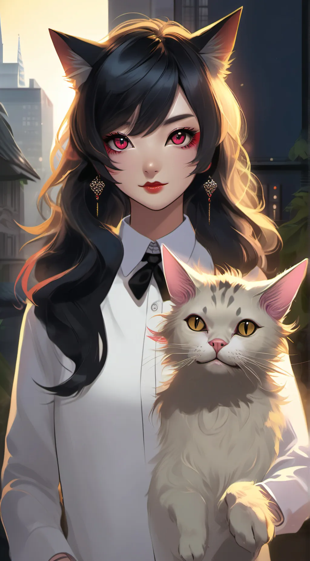 ai character: Riley  background