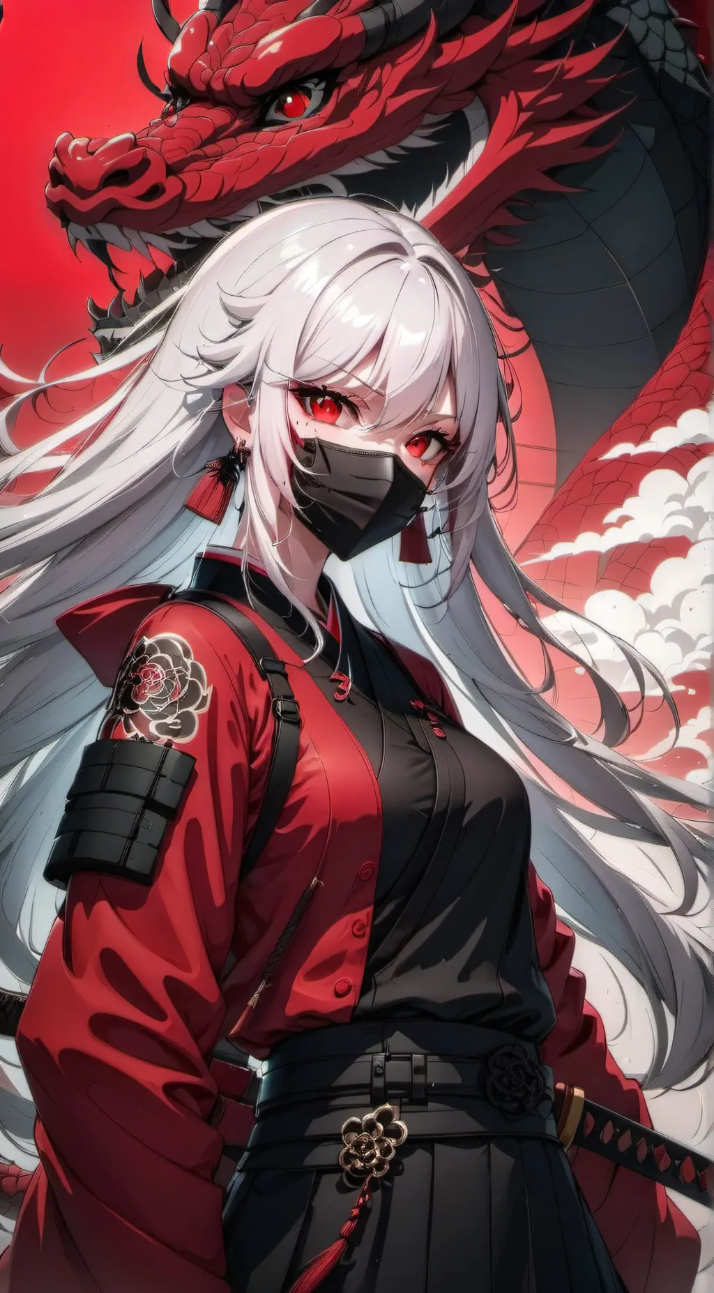 ai character: Mizuki background