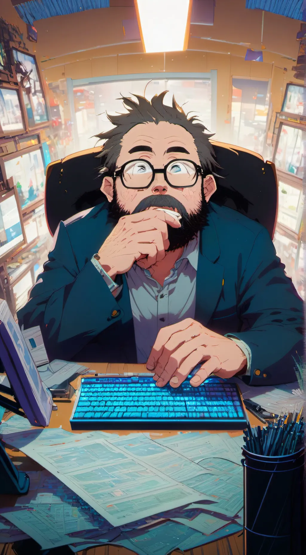 ai character: Luke background