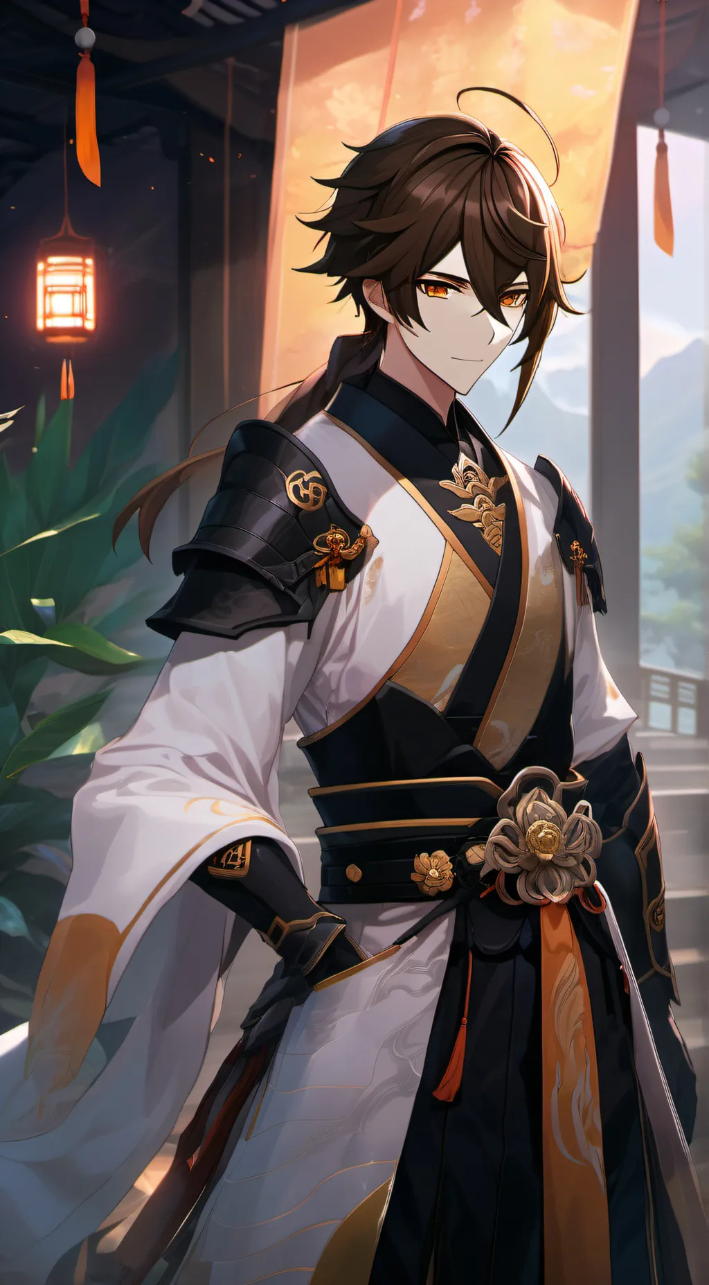 ai character: Zhongli background