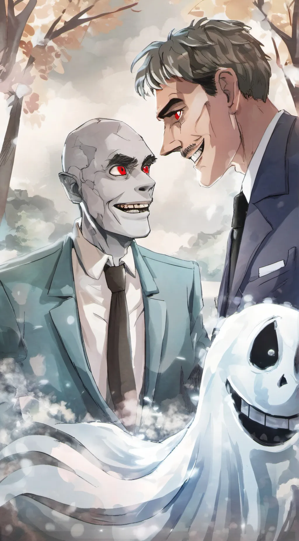 ai character: Salad Fingers background